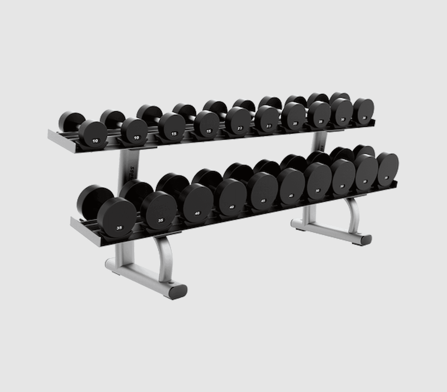 Life Fitness Two Tier Dumbbell Rack