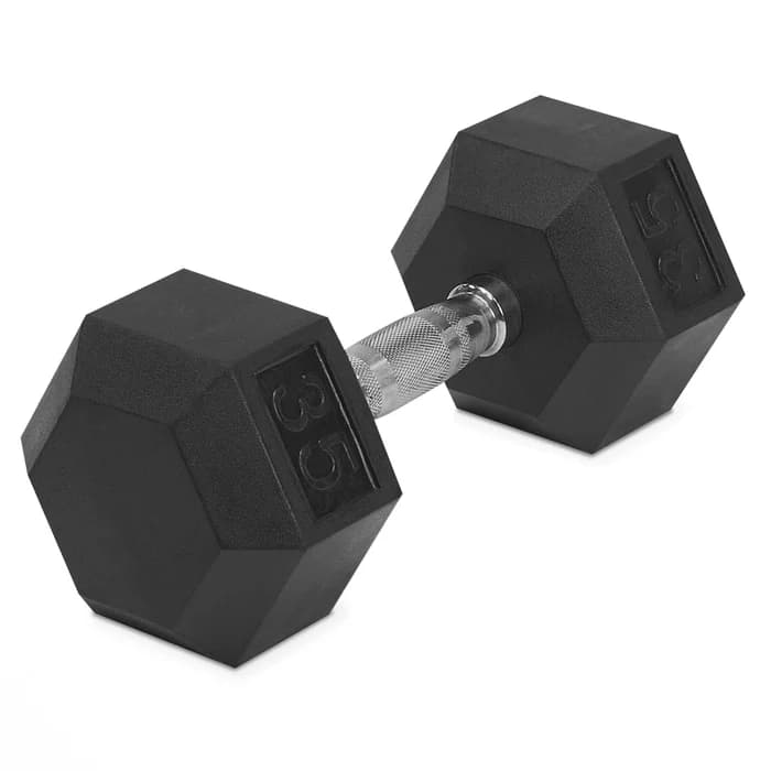 Rubber HEX Dumbbells