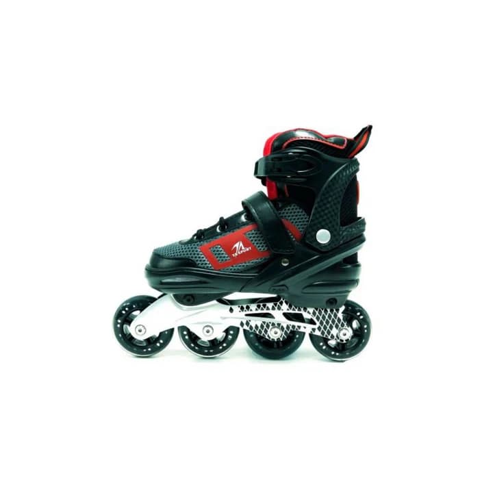 TA SPORT ADJUSTABLE ADULT INLINE SKATES BLK/RED